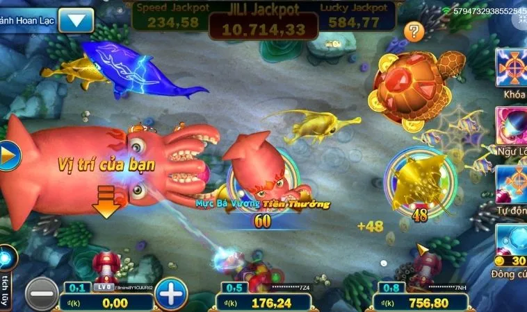 Cách Chơi Bắn Cá Vua Hải Tặc TK88 Chinh Phục Đại Dương Xanh 2 Hệ thống sinh vật trong game Bắn Cá Vua Hải Tặc TK88