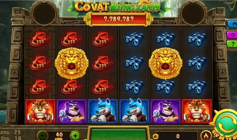 Khám Phá Nổ Hũ Rừng Xanh TK88 Cuộc Phiêu Lưu Săn Thưởng Bất Tận 2 Giao diện chơi Nổ Hũ Rừng Xanh TK88